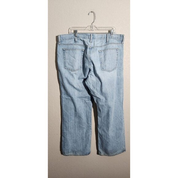 Old Navy Jeans Mens Loose Fit Light Wash Denim Size 40 Flaws - Picture 3 of 16